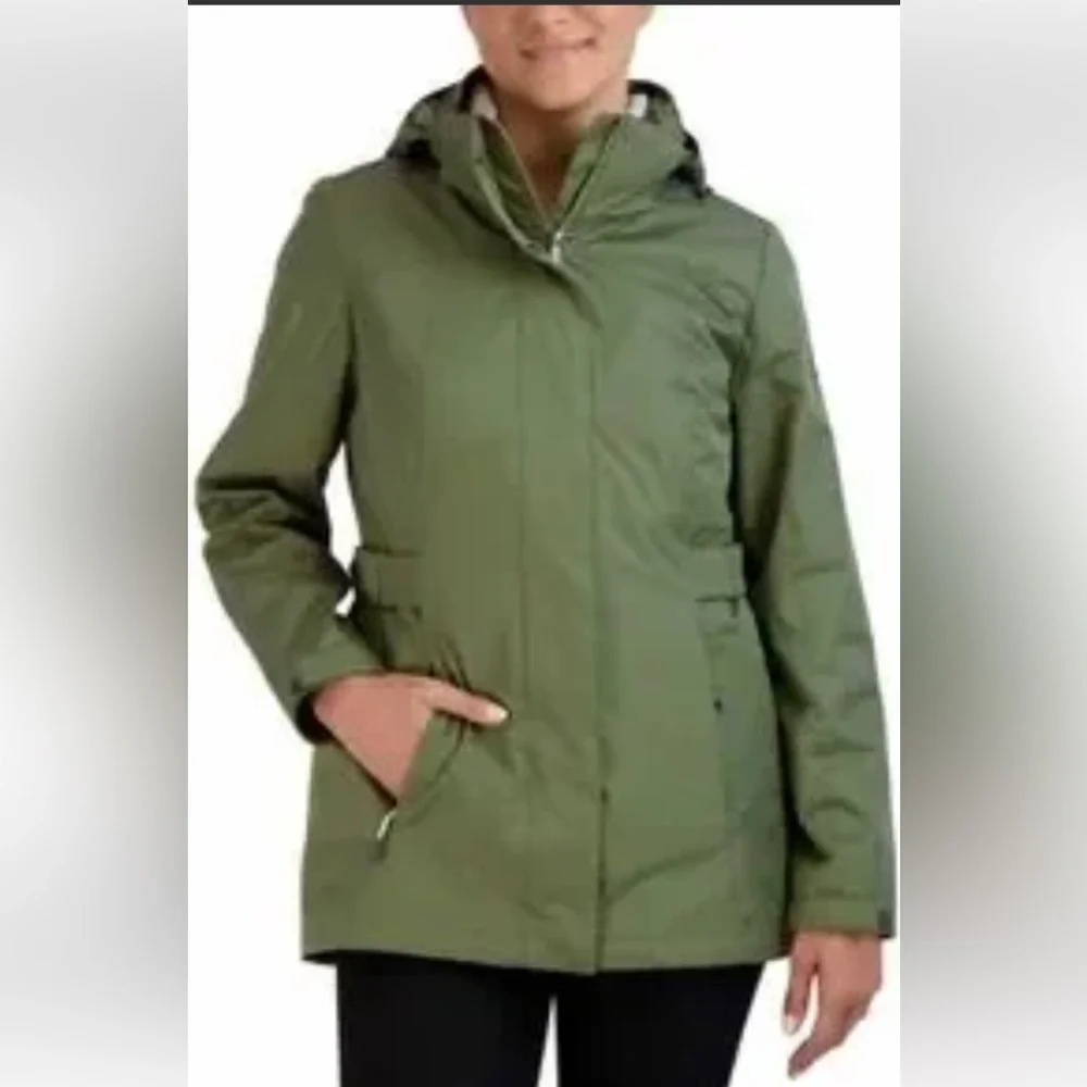 Gerry Weber Olive Green Bomber Hood Jacket. S